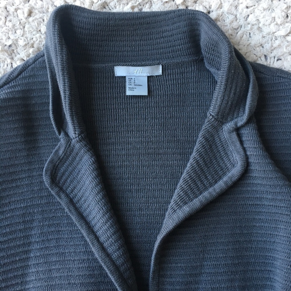 H&M sweater blazer